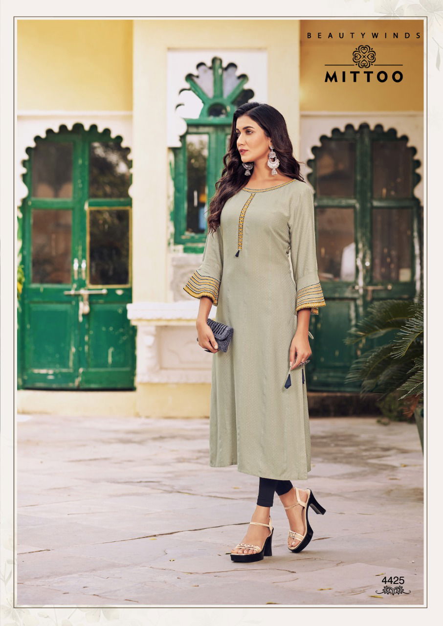 Mittoo Mayurika 4 Ethnic Wear Viscose Designer Kurti Latest Collection